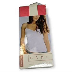 Blue Star Coral Ruched & Lace Cami Size L/XL